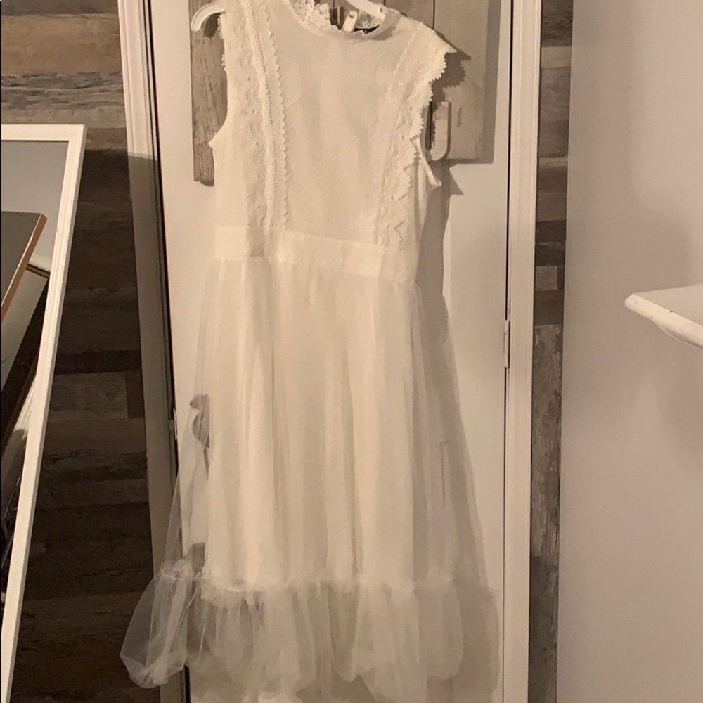White dress